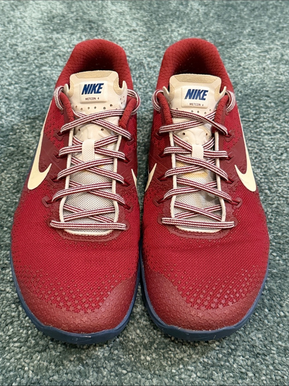 Nike Men’s Metcon 4 Training Shoes - Maroon/Beige